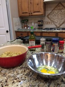 Homemade quinoa patties